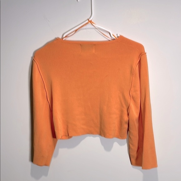 Industry Vibrant Orange Crop Top - Picture 4 of 7